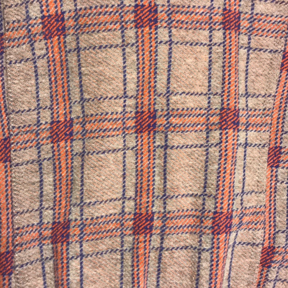 Hurley Plaid Lightweight Button-down Ribbed Coat - Picture 5 of 8